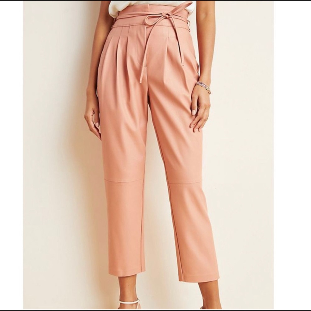 Anthropologie Faux Leather Pant